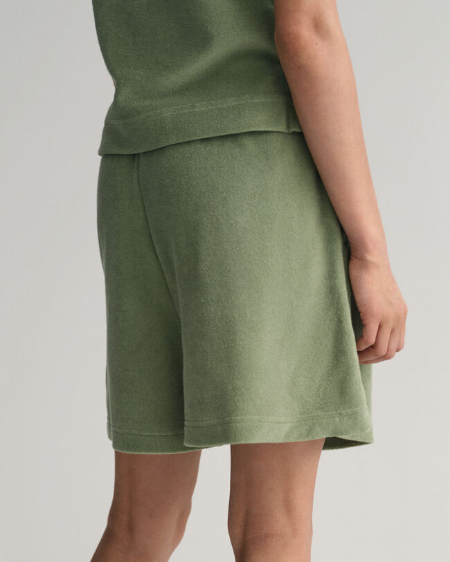 Teen Girls h&oslash;jtaljede shorts af Terry Cloth