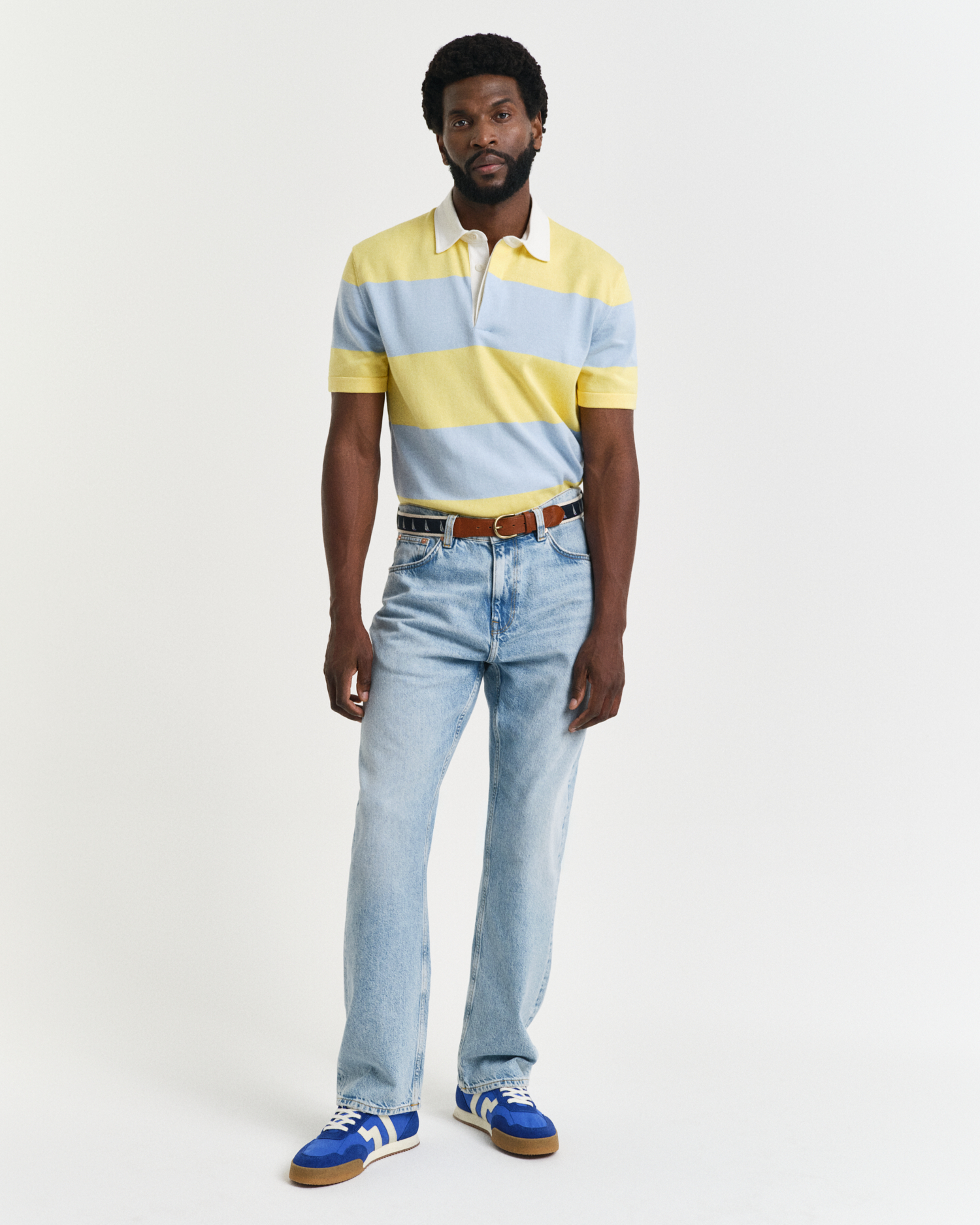 Gant Men Blue Slim Fit Light Fade Jeans main image 1